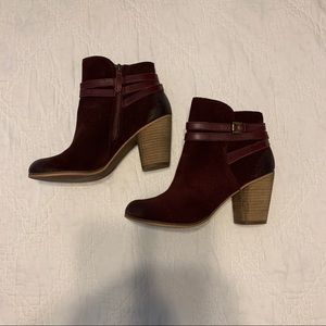 BP. Maroon Booties